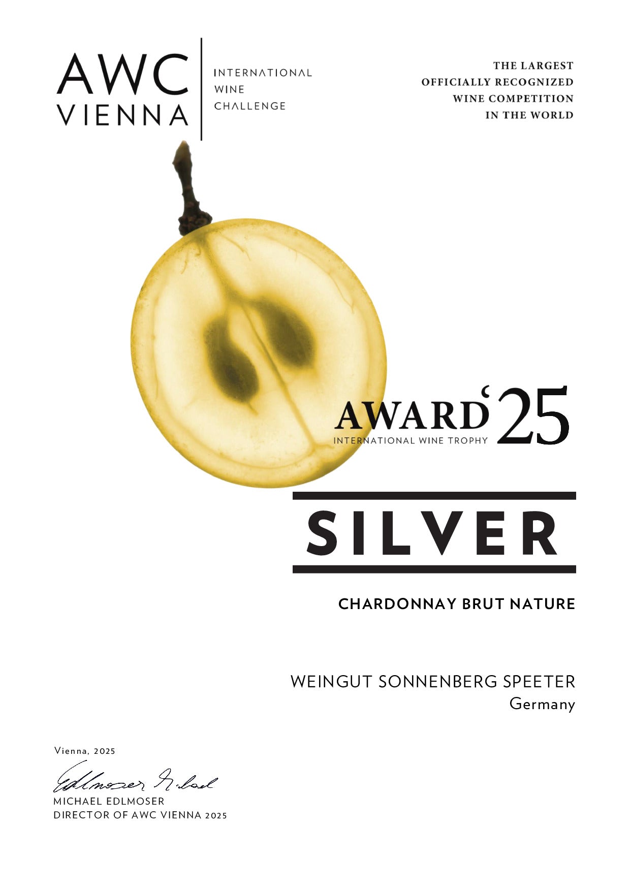 Chardonnay Sekt Brut Nature