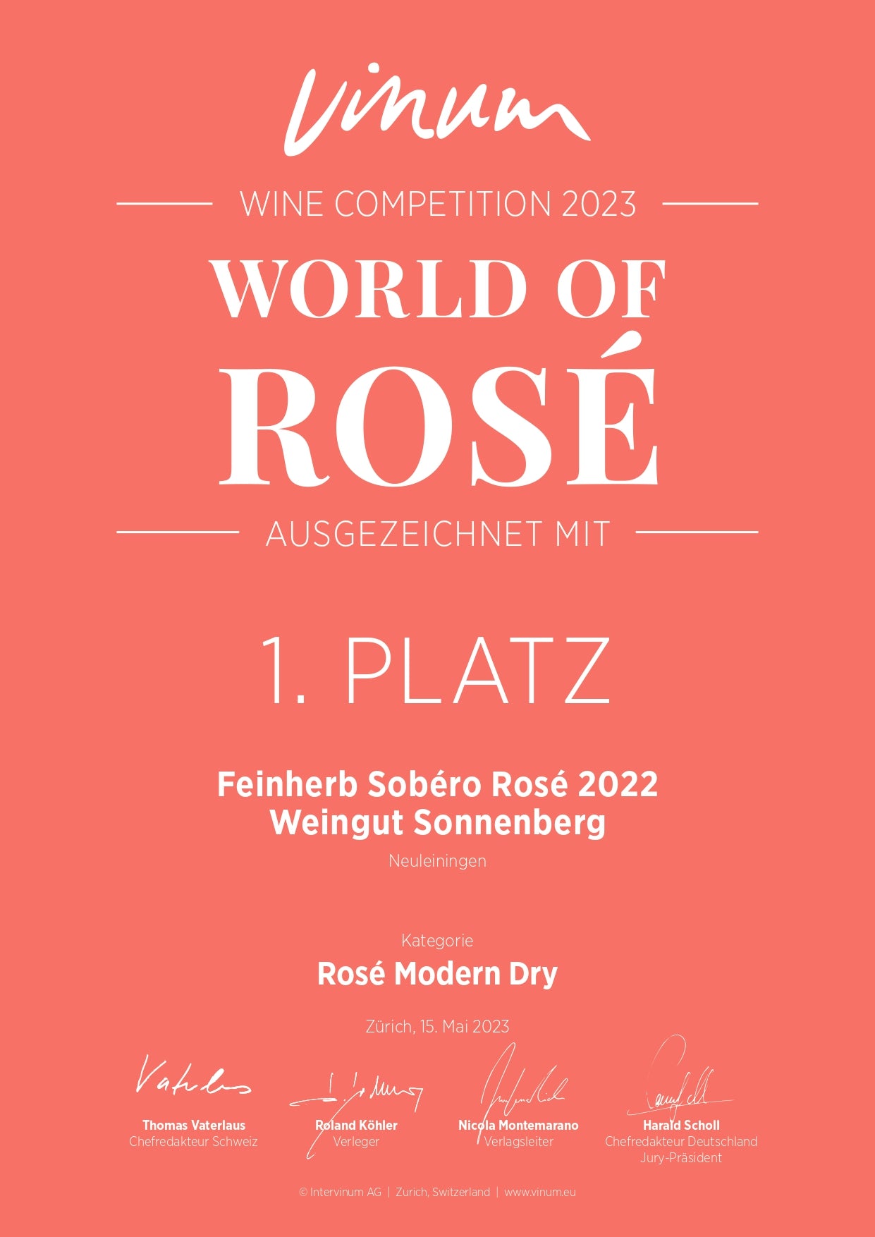 2022 Sobéro Rosé off-dry